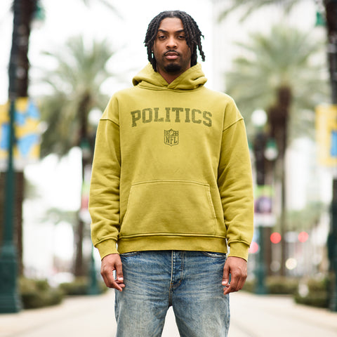 NFL Origins x Politics Wash Hoodie - Moss