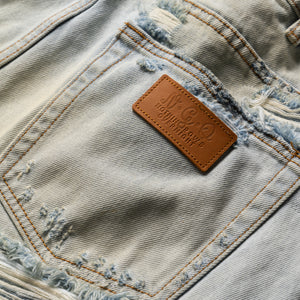 Nothing Grows Overnight Field Jeans - Light Wash