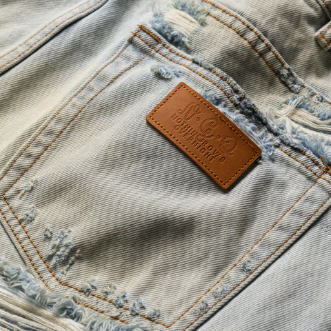 Nothing Grows Overnight Field Jeans - Light Wash