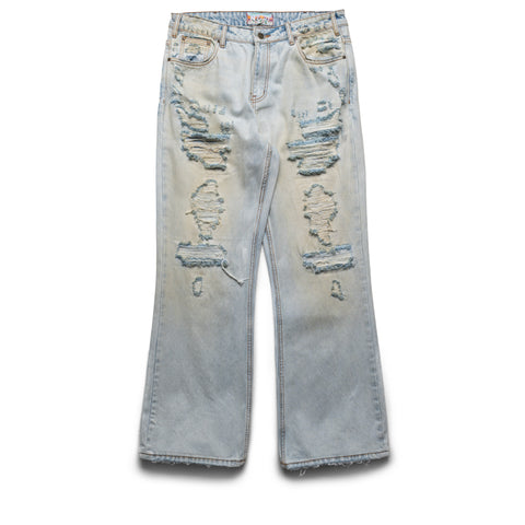 Nothing Grows Overnight Field Jeans - Light Wash