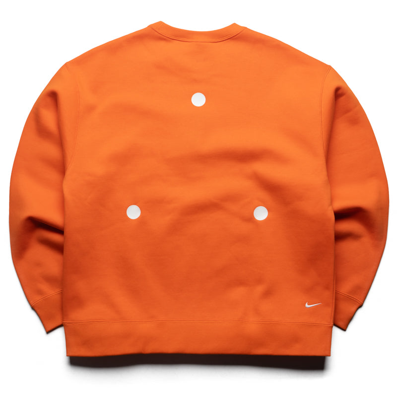 nike foundation crew sweatshirt orange