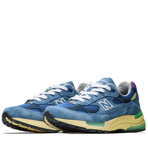 New Balance Made in USA 992 - Sea Stone/Green Apple
