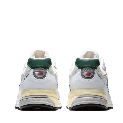New Balance Made in USA 990v4 - White/Forest Green