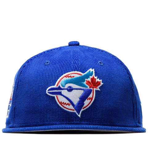 New Era Toronto Blue Jays Cooperstown Corduroy 59FIFTY Fitted Hat - Blue