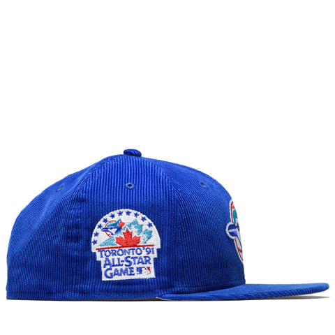 New Era Toronto Blue Jays Cooperstown Corduroy 59FIFTY Fitted Hat - Blue, Size 7 5/8 by Sneaker Politics