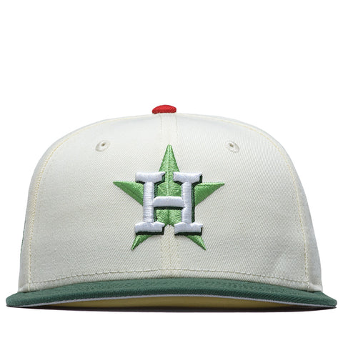New Era x Politics Houston Astros 59FIFTY Fitted - Chrome/Mountain Pine