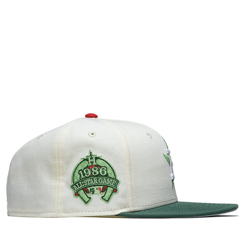 New Era x Politics Houston Astros 59FIFTY Fitted - Chrome/Mountain Pine