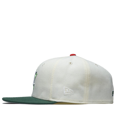 New Era x Politics Houston Astros 59FIFTY Fitted - Chrome/Mountain Pine