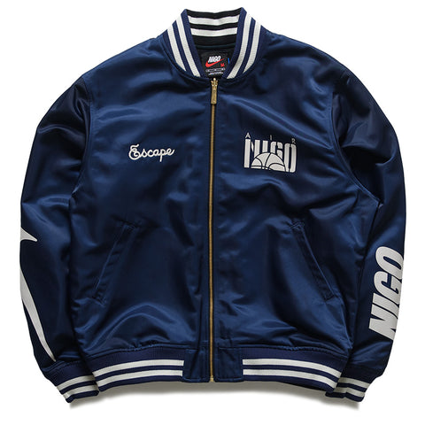 Nigo x Nike Coach Jacket - Midnight Navy/Black