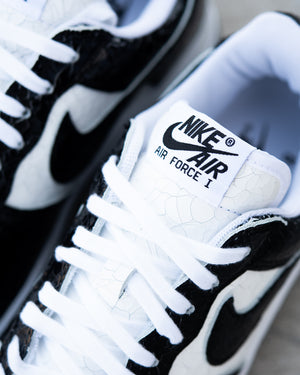 Nike Air Force 1 'Cracked Leather' - Black/White