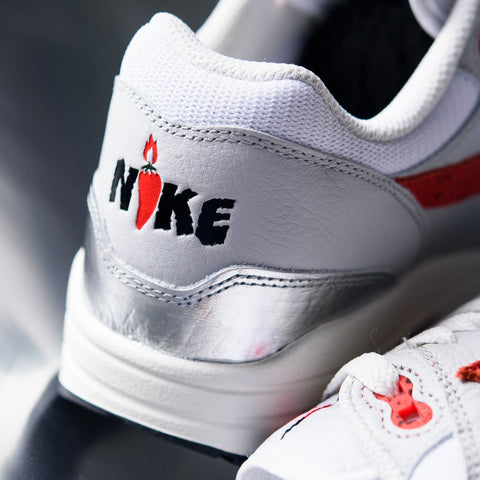 Nike Air Max 1 Premium 'Hot Sauce' - White/Chile Red