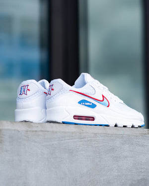 Nike NFL Rivalry Air Max 90 Texans - White/Italy Blue