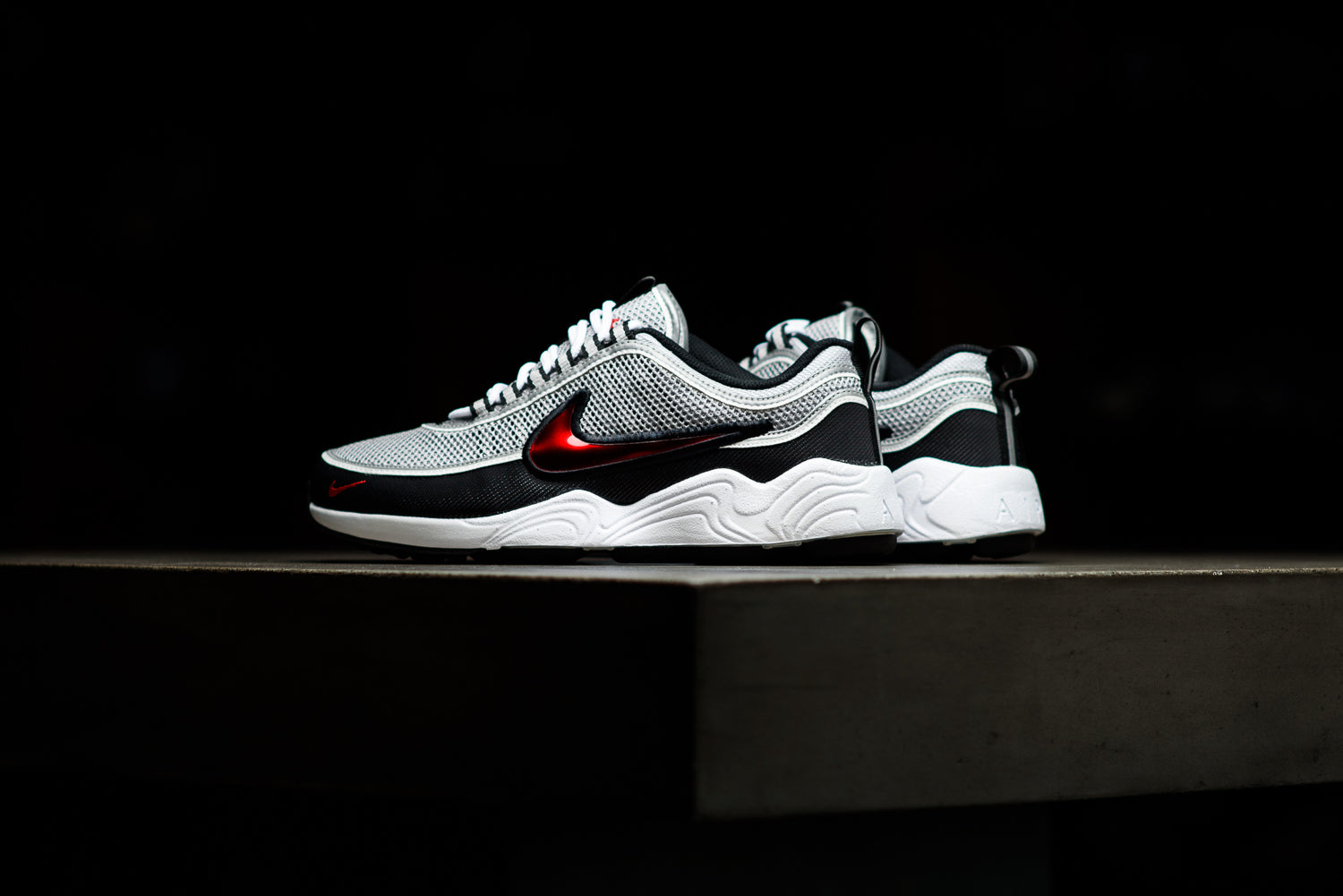 Nike zoom spiridon black sport red shop
