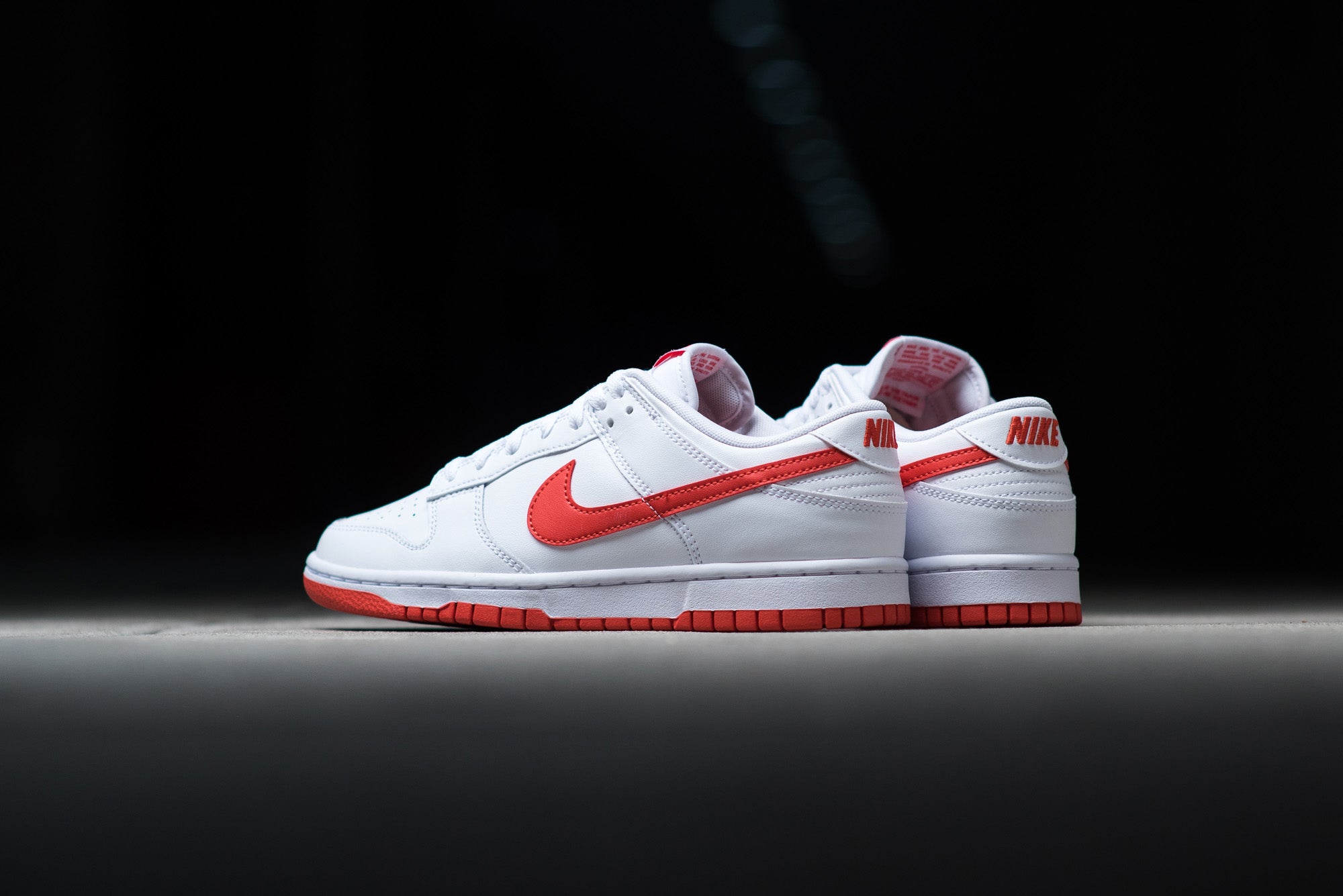 Nike dunk low white red new arrivals