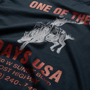 One Of These Days Break On Through L/S Tee - Black