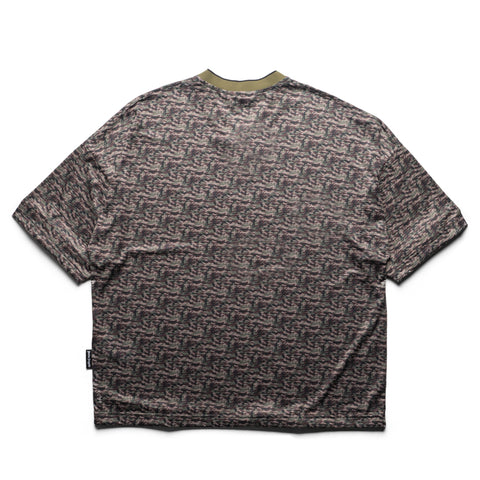 Palm Angels Camo Allover Palm Sport Tee - Brown
