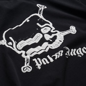 Palm Angels Skull Tee - Black/Off White