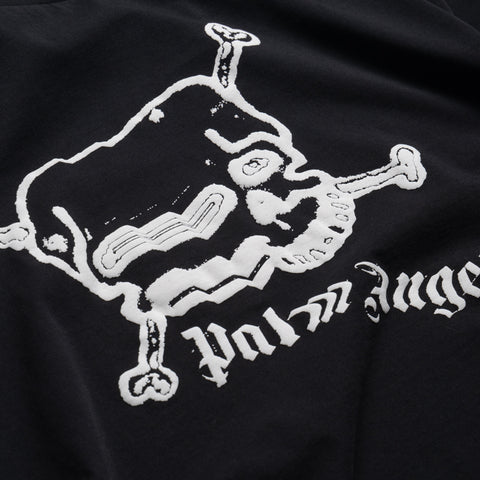 Palm Angels Skull Tee - Black/Off White