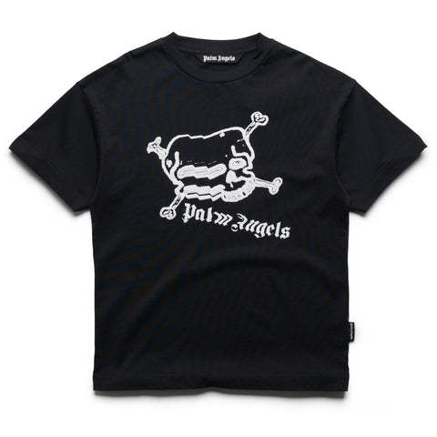 Palm Angels Skull Tee - Black/Off White