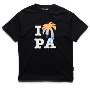 Palm Angels I Love PA Over Tee - Black/White