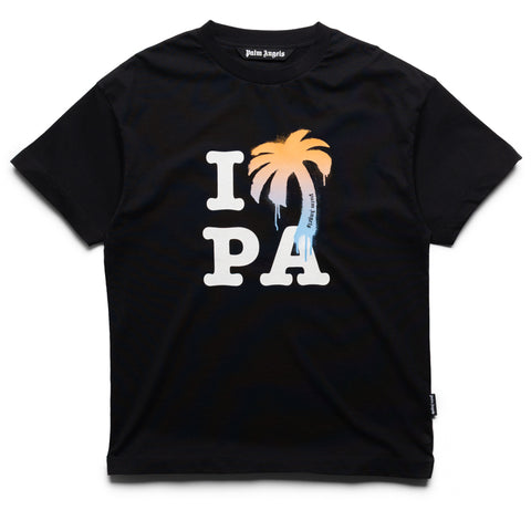 Palm Angels I Love PA Over Tee - Black/White