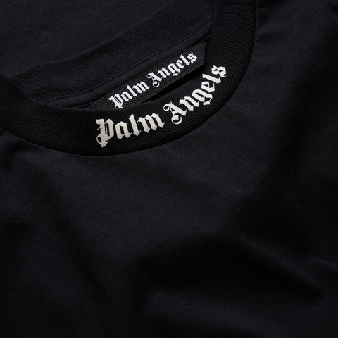 Palm Angels Classic Logo Over Tee - Black/Off White