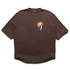 Palm Angels I Love PA Over Tee - Brown