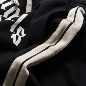 Palm Angels Curved Logo Track Sweatshorts - Black