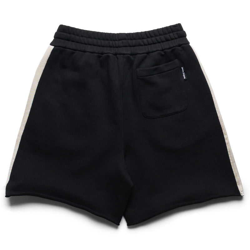 Palm Angels Curved Logo Track Sweatshorts - Black – Sneaker Politics
