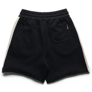 Palm Angels Curved Logo Track Sweatshorts - Black
