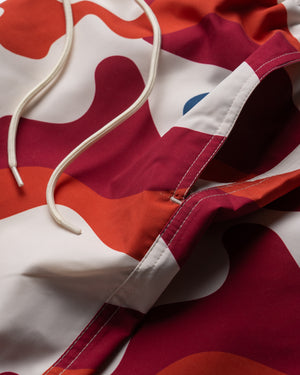 Parra Abstract Mountain Swim Shorts - Multi