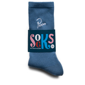 Parra Signature Crew Socks - Blue