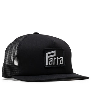 Parra Measuring Tape Logo 5 Panel Hat - Black
