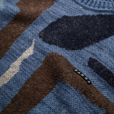 Parra Detached Knitting Pullover - Blue