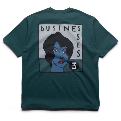 Parra Nothing Please Tee - Pine Green