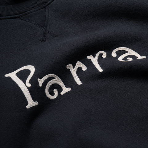 Parra Weird Trad Logo Crewneck - Dark Navy