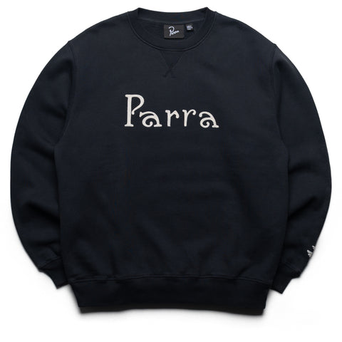 Parra Weird Trad Logo Crewneck - Dark Navy