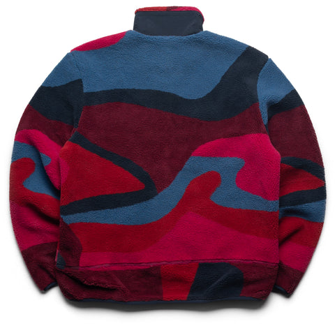 Parra Full FTP Booster Polar Fleece Jacket - Red