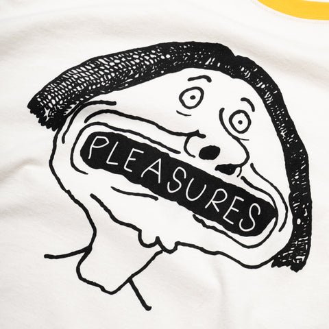 Pleasures Mouthful Ringer Tee - Natural