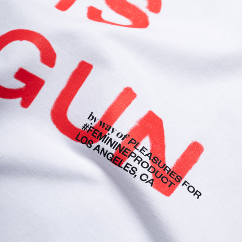 Pleasures Girl Is A Gun Tee - White