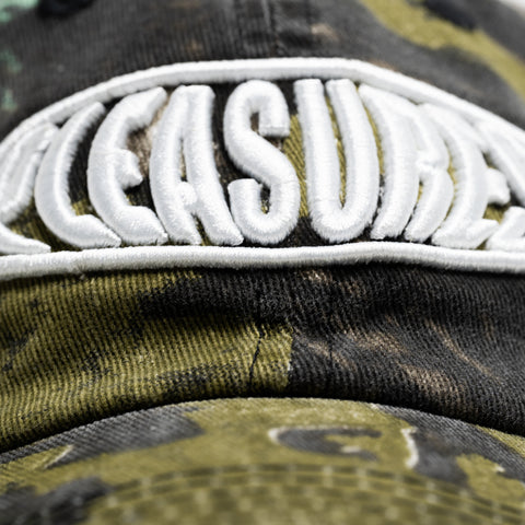Pleasures Bubble Logo Polo Cap - Camo