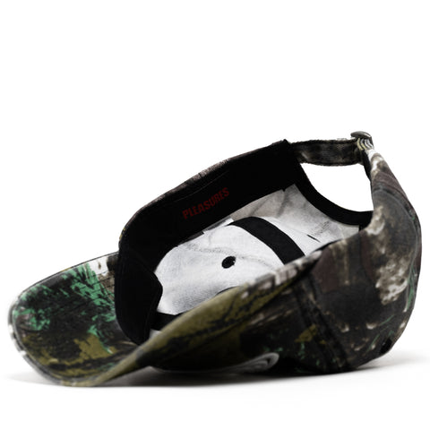 Pleasures Bubble Logo Polo Cap - Camo
