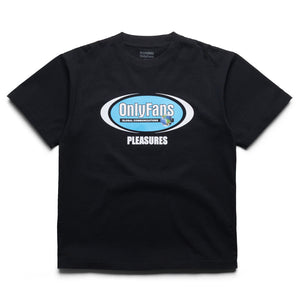 Only Fans x Pleasures Communications T-Shirt - Black