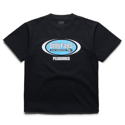 Only Fans x Pleasures Communications T-Shirt - Black