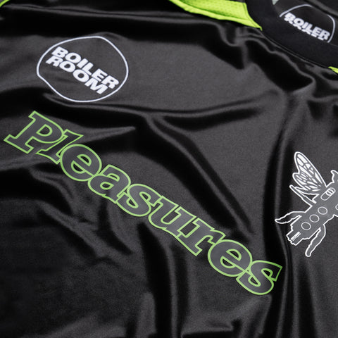 Pleasures Aqua Soccer Jersey - Black