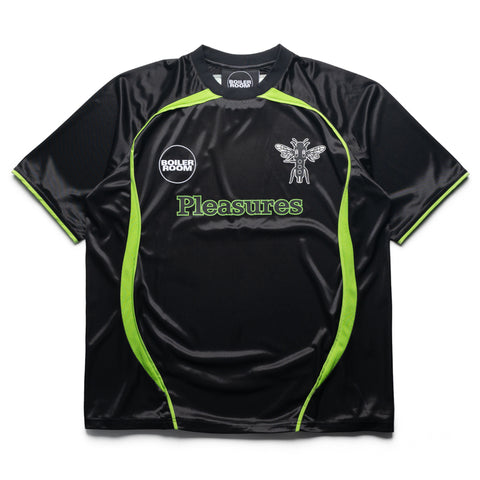 Pleasures Aqua Soccer Jersey - Black