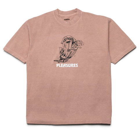 Pleasures 9th Street Tee - Rose Quartz