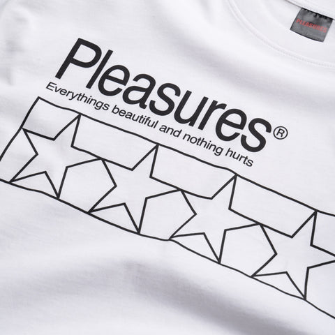 Pleasures Supplements Tee - White