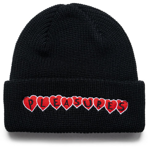 Pleasures Hearts Beanie - Black