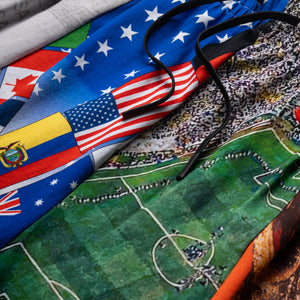 Pleasures World Cup Wide Shorts - Multi